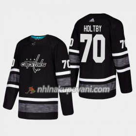 Washington Capitals Dresy Braden Holtby 70 Černá 2019 NHL All-Star Adidas Authentic - Pánské